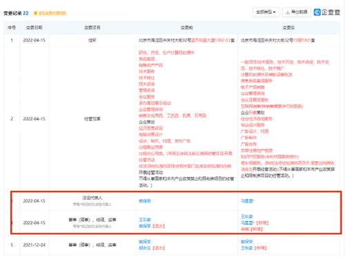 好未來教育法定代表人變更 馮星星接替樊保榮，信息系統(tǒng)集成服務(wù)成新方向